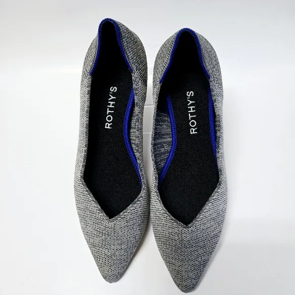 ROTHY’S Heathered Gray Flats Size 9.5