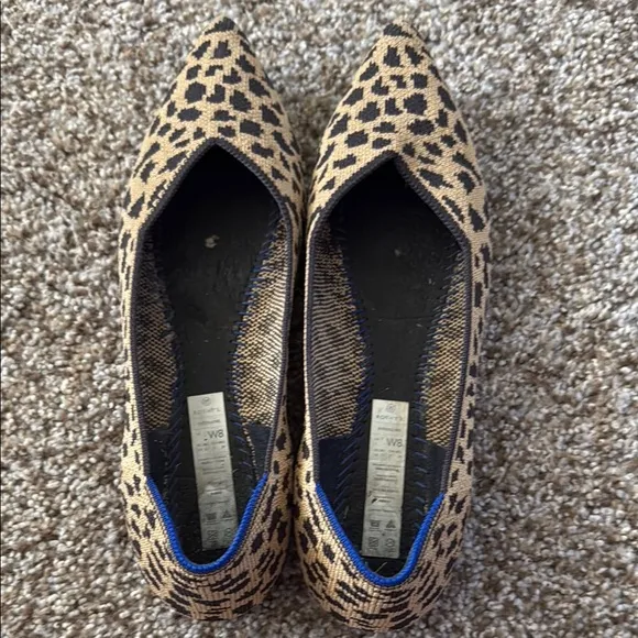 Rothy’s Leopard Print Women's Flats Pointed Toe
