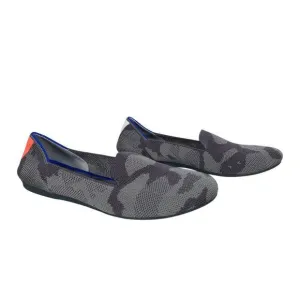 Rothy's Loafers 5 Green Camo Camouflage Round Toe Stripe Slip On Comfort Flats