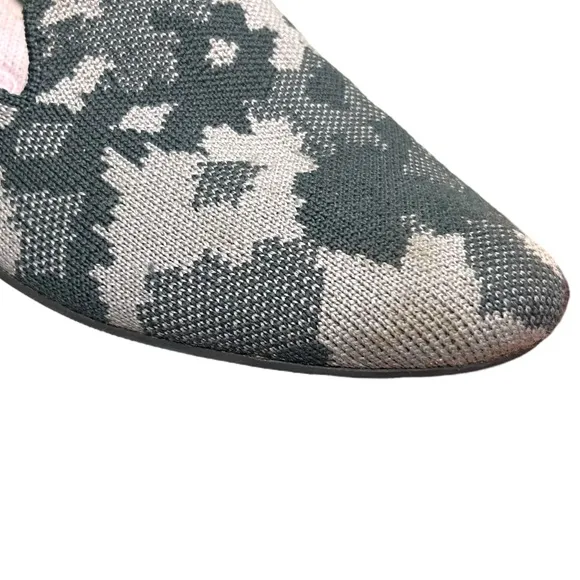 Rothy’s Loafers in Grey Botanicamo Knit Fabric Slip On Flats Women’s US 10 EU 41