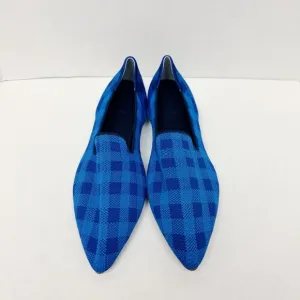 Rothy’s - RARE Lazuli Gingham Pointed Toe Flats
