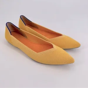 Rothy’s Sunshine Yellow Point Pointed Flats Size 9