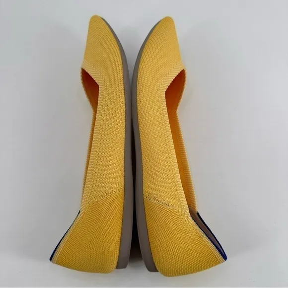 Rothy’s Sunshine Yellow Point Pointed Flats Size 9