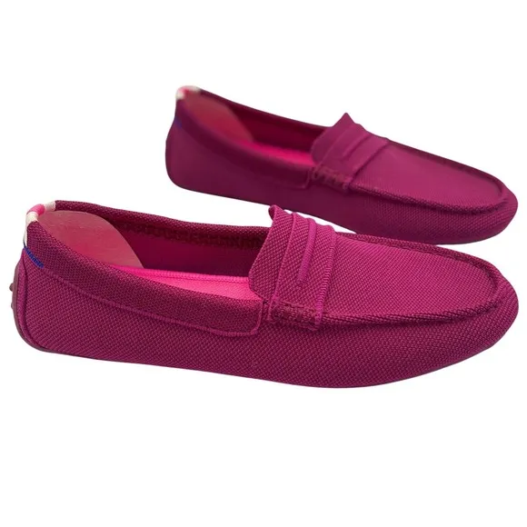 Rothy's The Driver Loafers in Raspberry, Women's Size 9.5, Excellent Condition