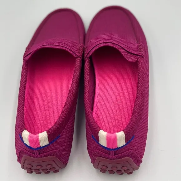 Rothy's The Driver Loafers in Raspberry, Women's Size 9.5, Excellent Condition