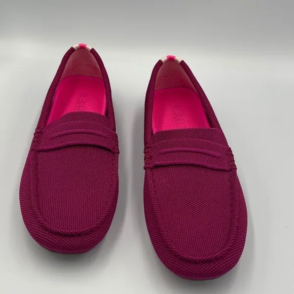 Rothy's The Driver Loafers in Raspberry, Women's Size 9.5, Excellent Condition