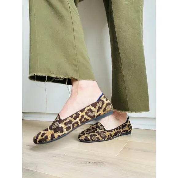 Rothy's The Lounge Loafer Metallic Cat Women's Size 8 NWOB Brown Gold Comfort