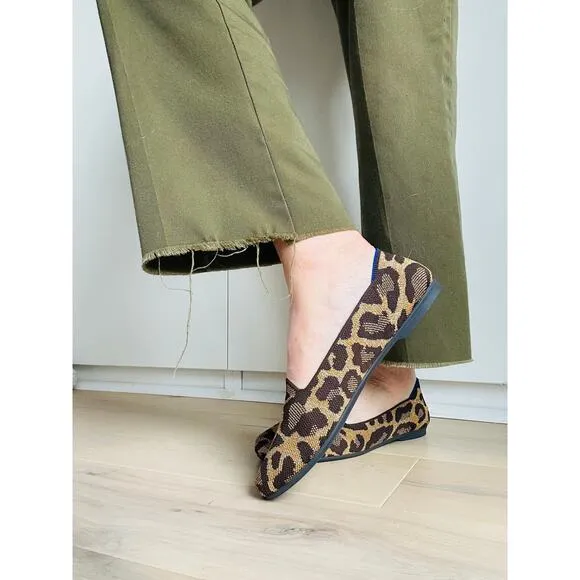 Rothy's The Lounge Loafer Metallic Cat Women's Size 8 NWOB Brown Gold Comfort