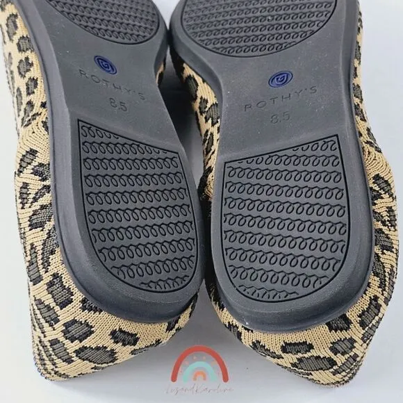 Rothy's The Lounge Loafer Spotted Cheetah Flats