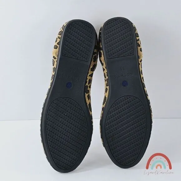 Rothy's The Lounge Loafer Spotted Cheetah Flats