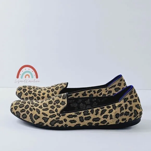 Rothy's The Lounge Loafer Spotted Cheetah Flats