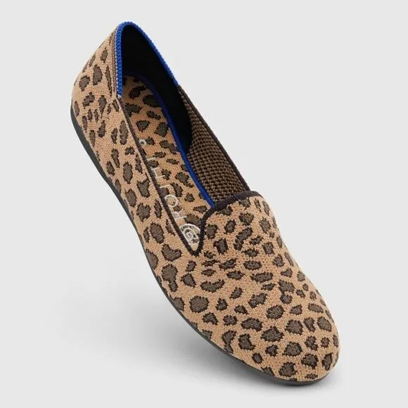 Rothy's The Lounge Loafer Spotted Cheetah Flats