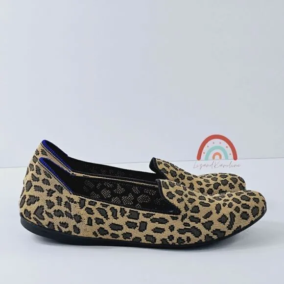 Rothy's The Lounge Loafer Spotted Cheetah Flats