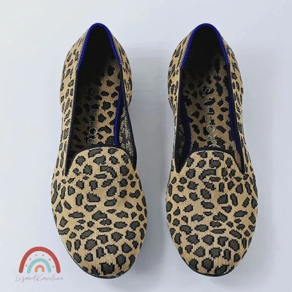 Rothy's The Lounge Loafer Spotted Cheetah Flats