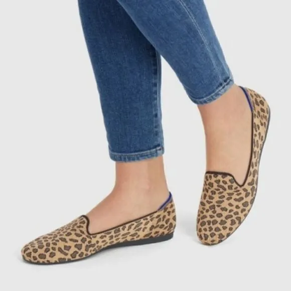 Rothy's The Lounge Loafer Spotted Cheetah Flats