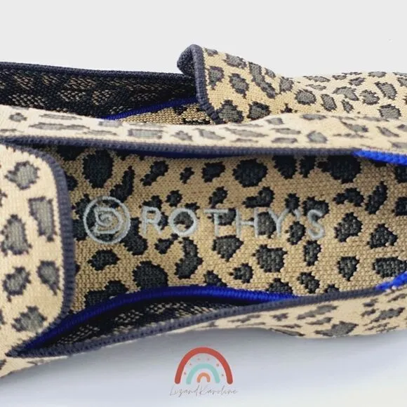 Rothy's The Lounge Loafer Spotted Cheetah Flats