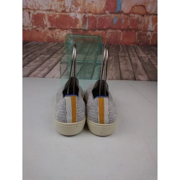 Rothy’s The Original Slip-On Fabric Sneakers in Opal Python Retired Size 8