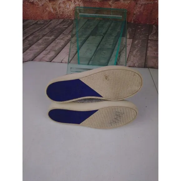 Rothy’s The Original Slip-On Fabric Sneakers in Opal Python Retired Size 8