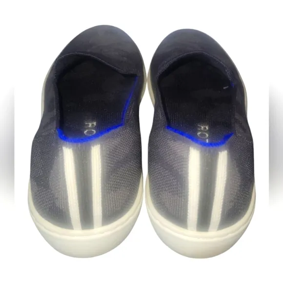 Rothy's The Original Slip On Gray Camo Textile Women's W8.5 Sneaker