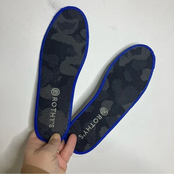 Rothy’s the original slip on sneakers dark gray camo pattern size 9.5
