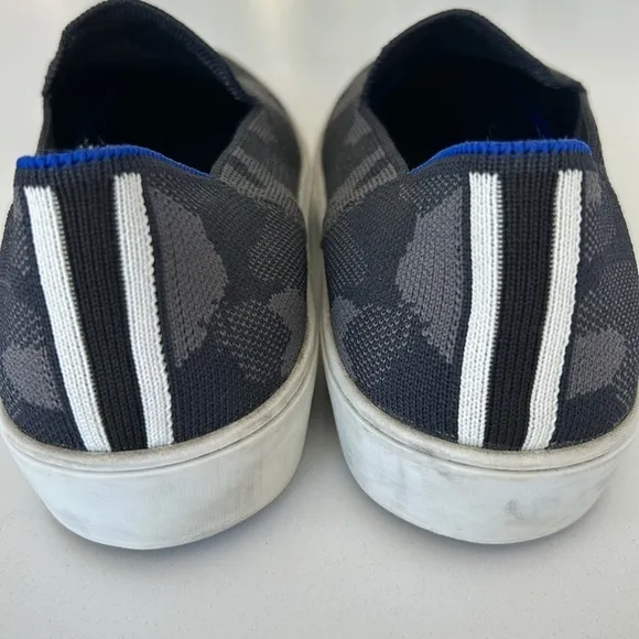 Rothy's The Original Slip On Sneakers in Gray Camo Print size 9.5
