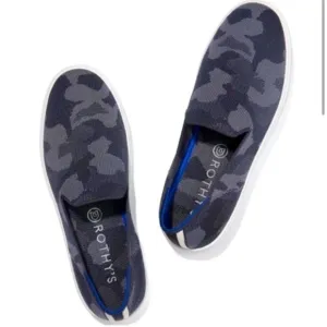 Rothy's The Original Slip On Sneakers in Gray Camo Print size 9.5