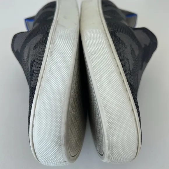 Rothy's The Original Slip On Sneakers in Gray Camo Print size 9.5