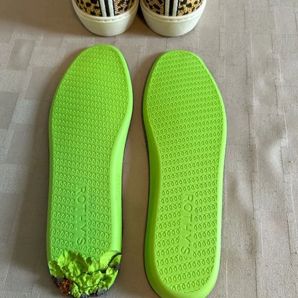 Rothy’s The Original Slip On Sneakers in Sahara Cat Leopard