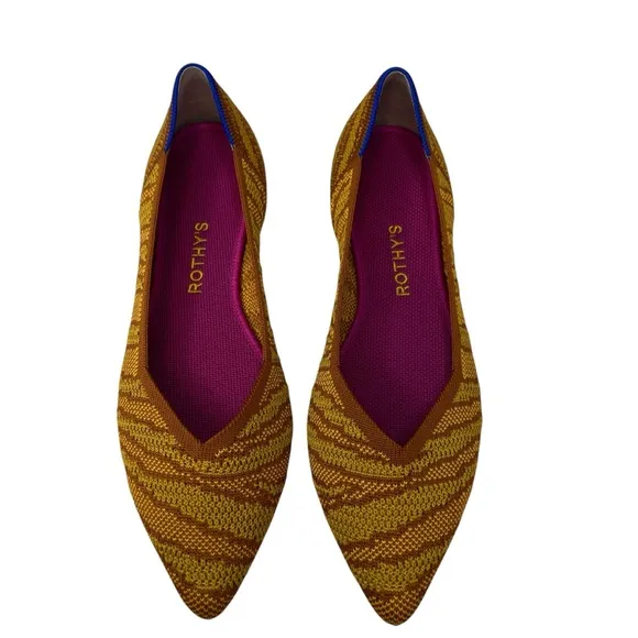 Rothy's The Point Flats Driftwood Brown W11