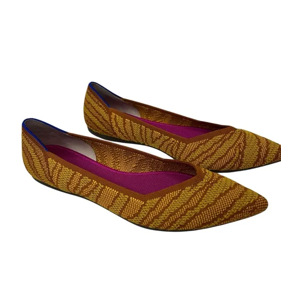 Rothy's The Point Flats Driftwood Brown W11