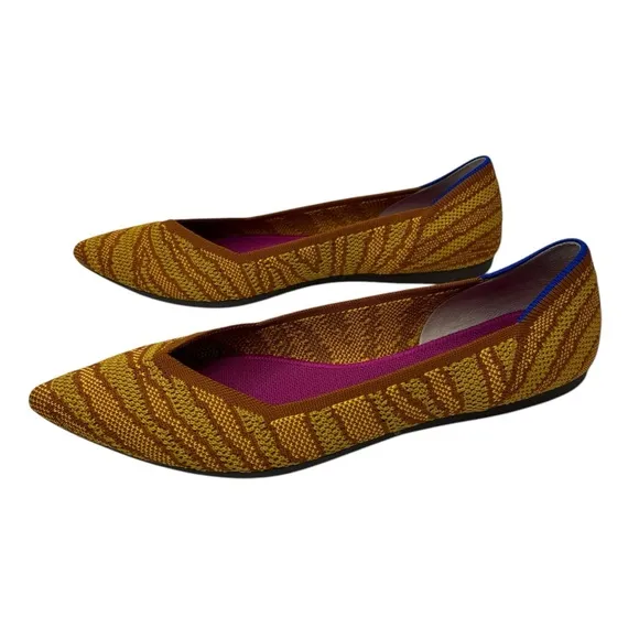 Rothy's The Point Flats Driftwood Brown W11