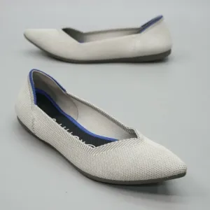 Rothy’s • The Point Flats in Diamond Twill Gray