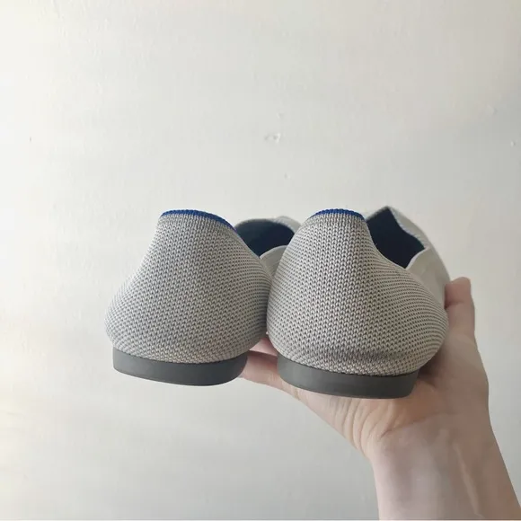 Rothy’s • The Point Flats in Diamond Twill Gray