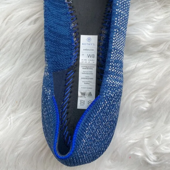 Rothy’s | The Point Flats in Indigo Heather