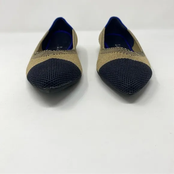 Rothy’s The Point Flats in Retired Dune Cap Toe