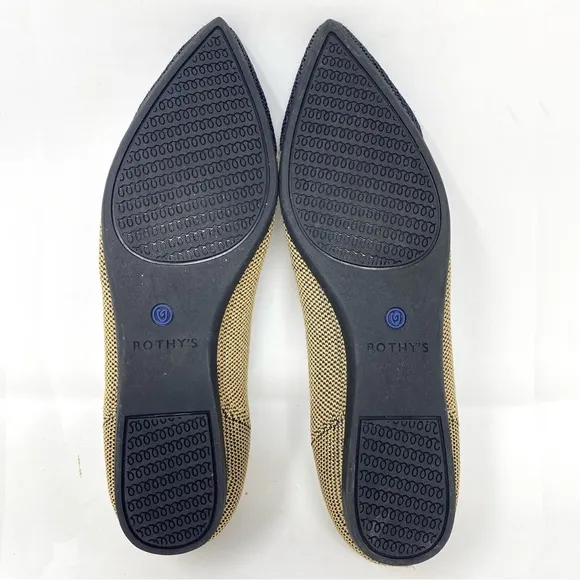 Rothy’s The Point Flats in Retired Dune Cap Toe