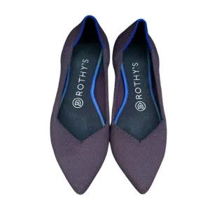 Rothy’s The Point Knit Ballet Flat | Maritime Purple | Size 7