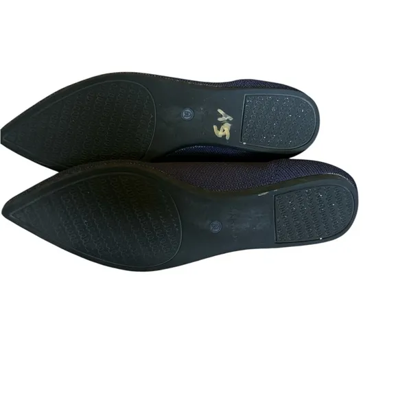 Rothy’s The Point Navy Flats Size 8