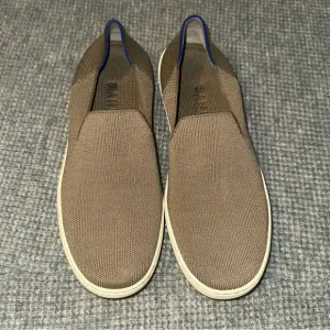 Rothy's The Slip On Sneaker Low Top Sneakers | Size 9 Tan&amp; Blue