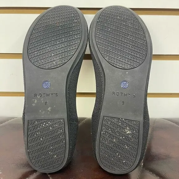 Rothy's Womens Round Toe Slip On Ballet Flats Comfort Shoes Size 8