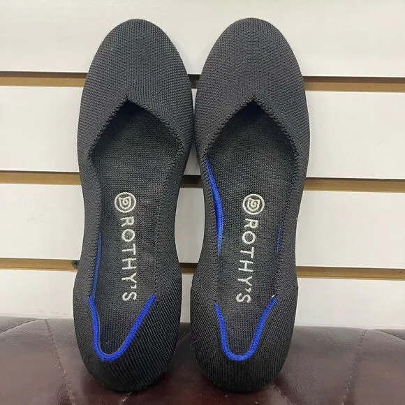 Rothy's Womens Round Toe Slip On Ballet Flats Comfort Shoes Size 8