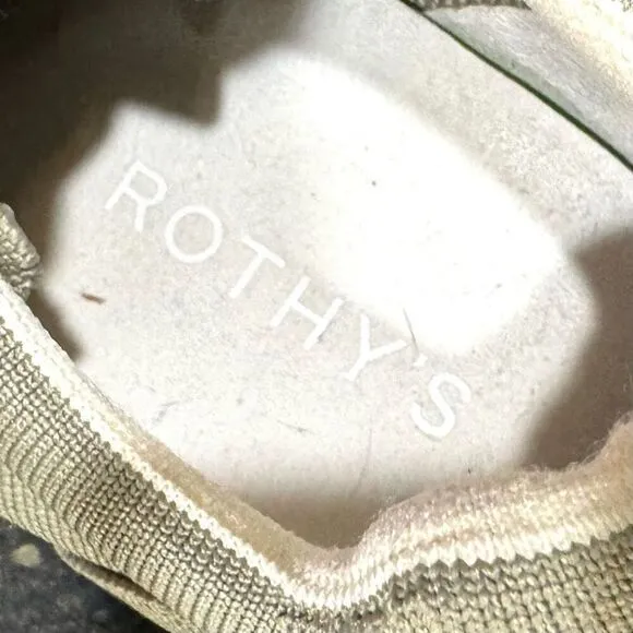 Rothy’s RS01 Sneakers. Light green. Size Men’s 10