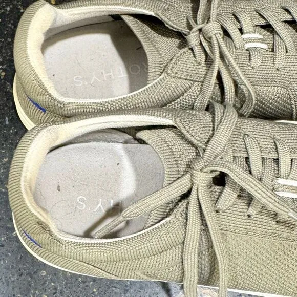 Rothy’s RS01 Sneakers. Light green. Size Men’s 10