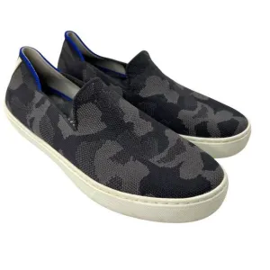 Rothy's Women's Slip-On Sneakers Grey Black Camo Size 7