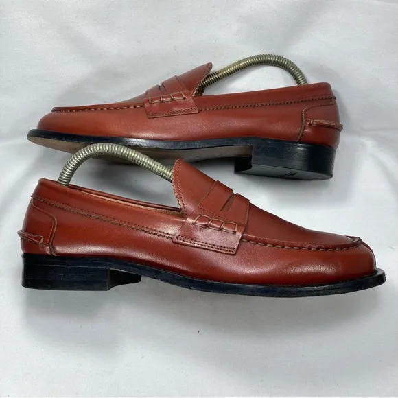 Rowland Brothers Leather Loafers Italy Made Men's Sz 10