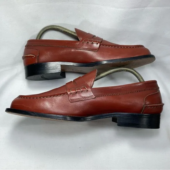 Rowland Brothers Leather Loafers Italy Made Men's Sz 10