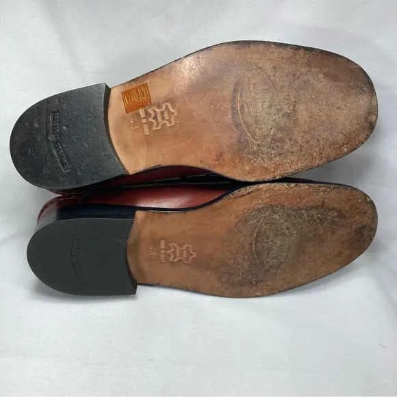 Rowland Brothers Leather Loafers Italy Made Men's Sz 10