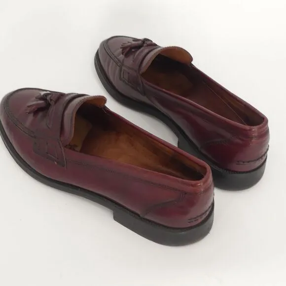 Russell and Bromley Tassel Loafers Brown Leather Made‎ in Italy Men's 42.5 9