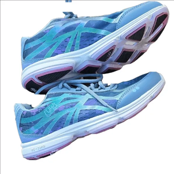 Ryka Blue Sneakers w/ Modern Design &amp; Mesh