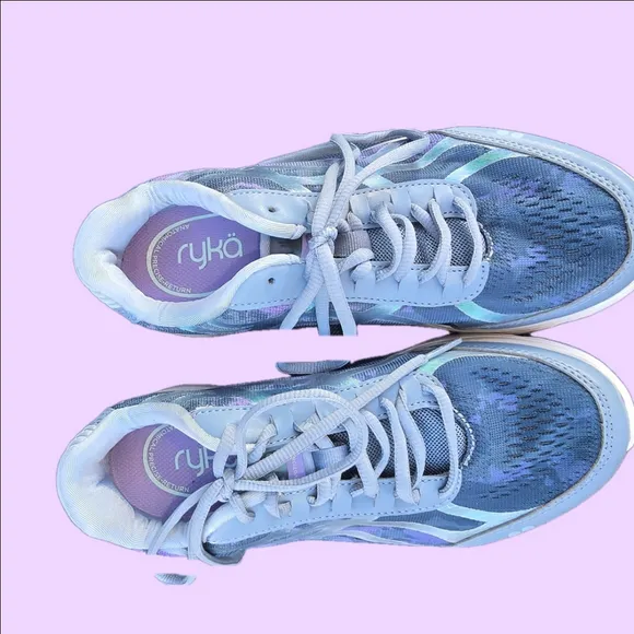 Ryka Blue Sneakers w/ Modern Design &amp; Mesh